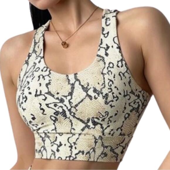 NWT Allfenix Python Shapewear Sports Bra - Picture 1 of 6